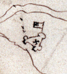 Sketch of Jamestown Fort 1608