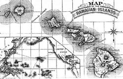 Map of Hawaii 1888