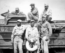 African American troops at Iwo Jima