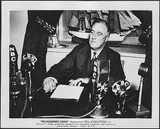 FDR giving a fireside chat 